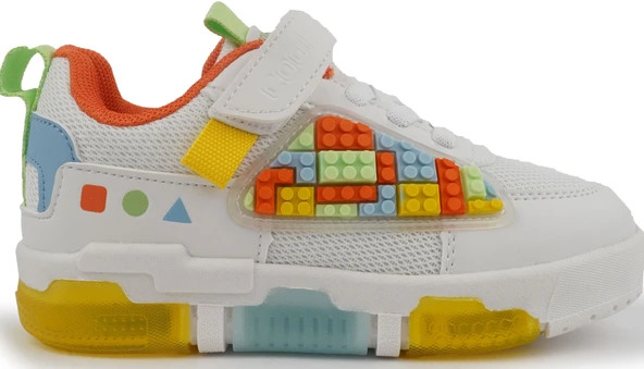 Cool Legos Işıklı Ortopedik Taban Unisex Çocuk Spor Ayakkabı - Resim 12