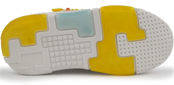Cool Legos Işıklı Ortopedik Taban Unisex Çocuk Spor Ayakkabı - Resim 4