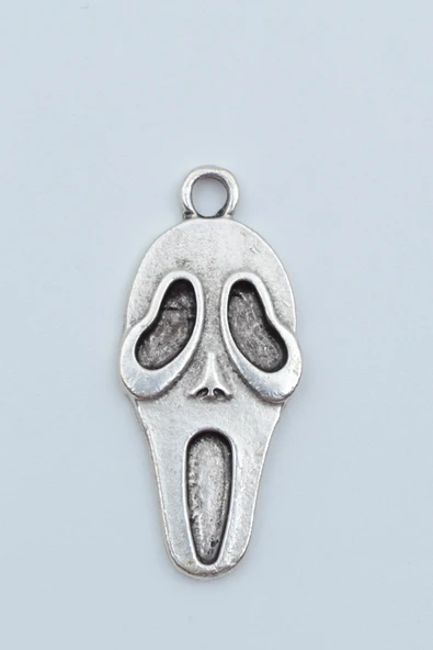 Scream - Çığlık Gümüş Kaplama Kolye Ucu