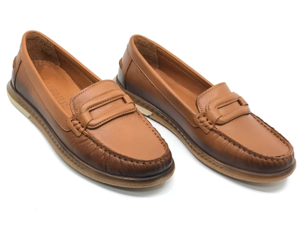 Venüs Vega Hakiki Deri Ortopedik Kadın Casual Ayakkabı - Resim 7