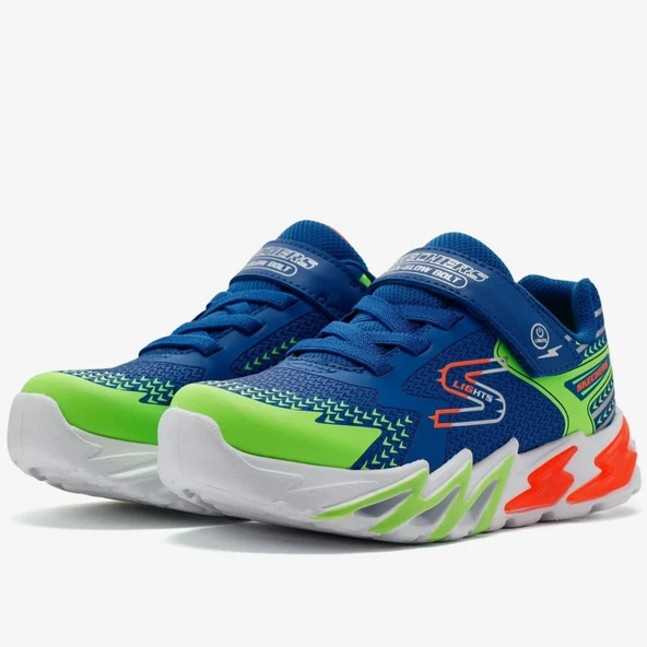 Skechers Flex - Glow Bolt 400138L Ortopedik Işıklı Çocuk Spor Ayakkabı - Resim 5