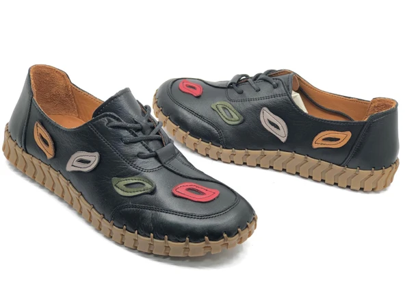 Venüs Pulsar Hakiki Deri Ortopedik Kadın Casual Ayakkabı - Resim 5