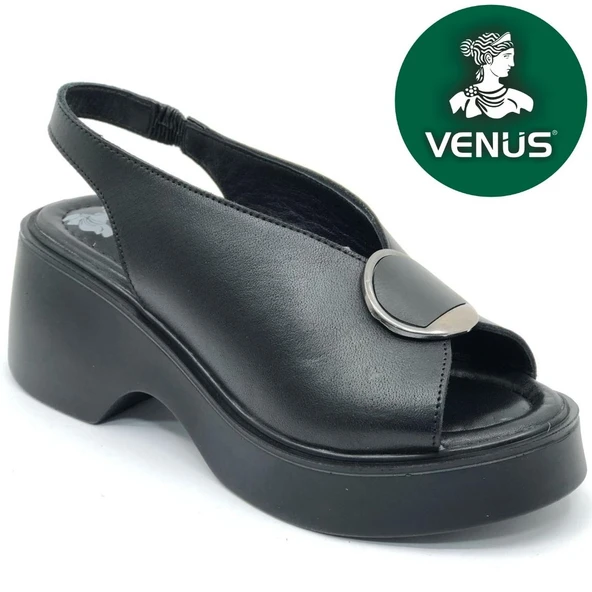 Venüs Hakiki Deri Comfort Ortopedik Kadın Sandalet ürün görseli