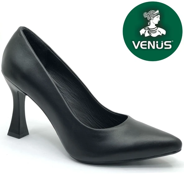 Venüs Sirius Hakiki Deri Kadeh Topuk Kadın Topuklu Ayakkabı Kadın Sitiletto