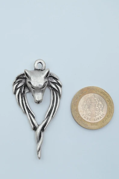 Anubis Ölüm Ve Ceza Tanrısı Gümüş Kaplama Düz Zincir Kolye - Resim 4