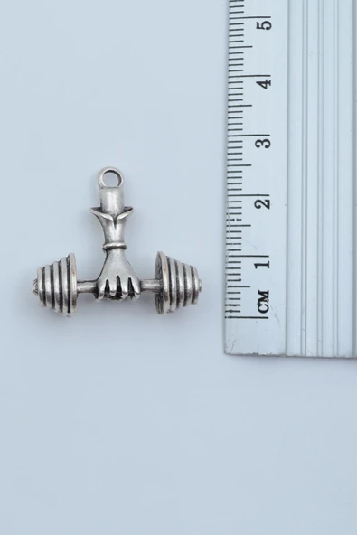 Halter - Dambıl Gümüş Kaplama Düz Zincir Kolye - 3