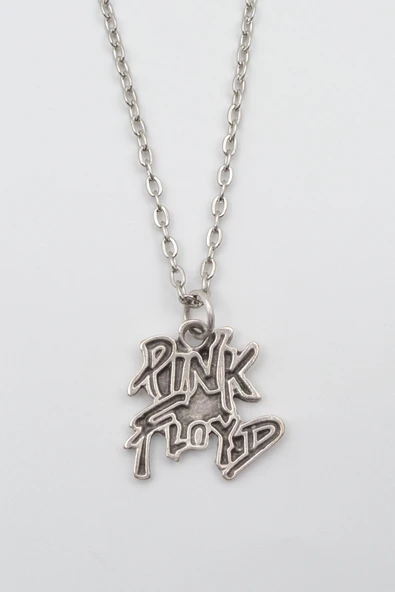 Pink Floyd Gümüş Kaplama Düz Zincir Kolye