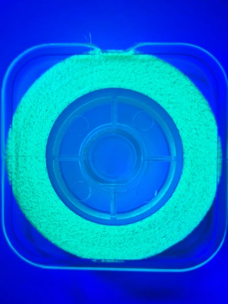 Eagenset Fıstık Yeşili Ultraviyole Uv Neon Damla Çapari Simi Makarada - 5