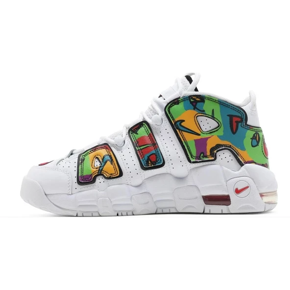 Nike Air More Uptempo Peace Love Swoosh Erkek Sneaker Spor Ayakkabı DM8155-100 - 2