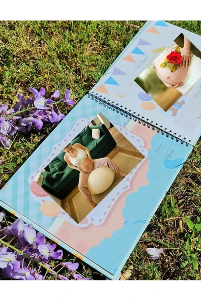 Bebek Anı Defteri Anne Bebek Hamile Günlüğü - Plango