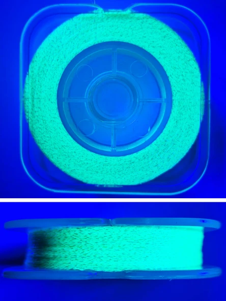 Eagenset Fıstık Yeşili Ultraviyole Uv Neon Damla Çapari Simi Makarada - 2