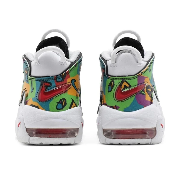 Nike Air More Uptempo Peace Love Swoosh Erkek Sneaker Spor Ayakkabı DM8155-100 - 4