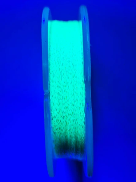 Eagenset Fıstık Yeşili Ultraviyole Uv Neon Damla Çapari Simi Makarada - 7