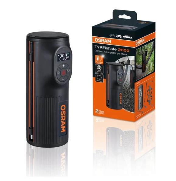 Osram OTIR2000 Akülü Lastik Şişirme Kompresörü Şarjlı Tyreinflate 2000 - 2