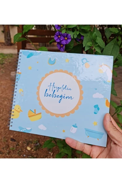 Bebek Anı Defteri Anne Bebek Hamile Günlüğü - Plango - 2