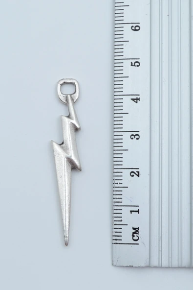 2'li The Flash  -  Stranger Things Gümüş Kaplama Kolye Seti - Resim 4