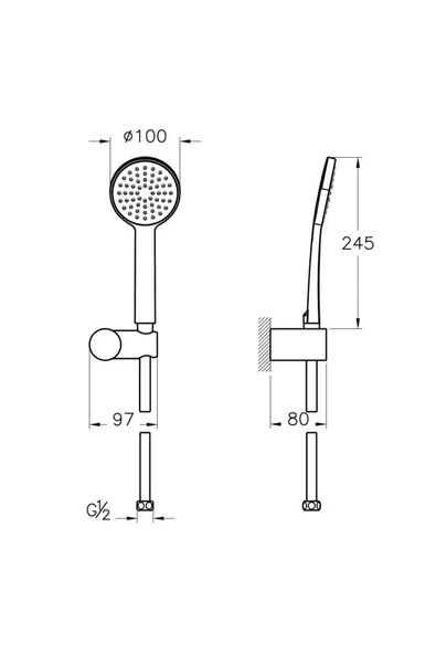 Artema A45539 Style X El Dus Takımı - 2