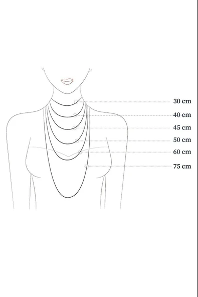 Minimal Göz Gümüş Kaplama Örme Zincir Kolye - 6
