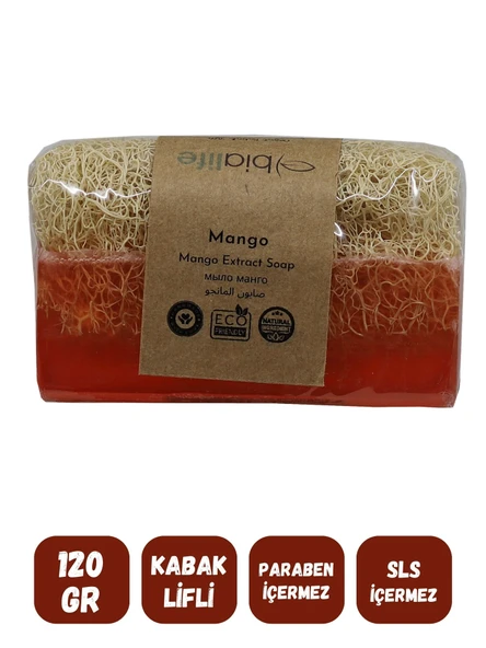 Kabak Lifli MANGO Özlü Doğal Sabun (120 Gr) - Bialife - 3