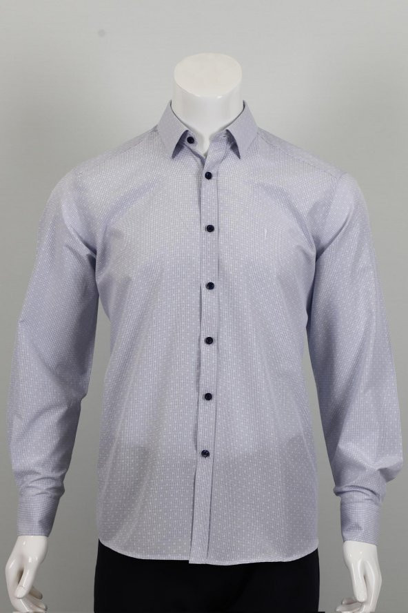 Uzun Kol Regular Fit Desenli Gömlek - 2