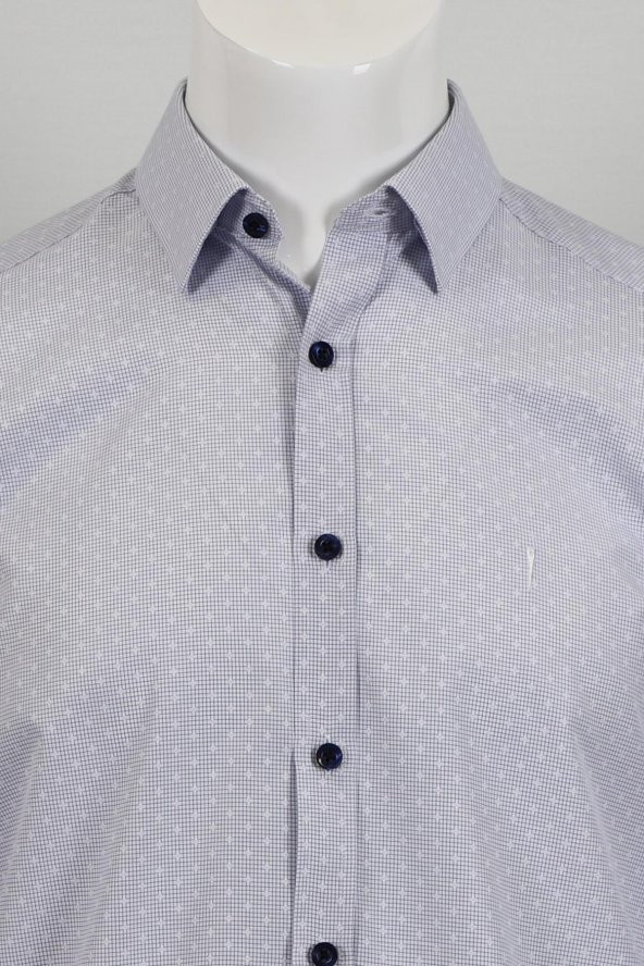 Uzun Kol Regular Fit Desenli Gömlek - 3