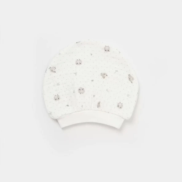 Eterelle Lamb Friends Battaniyeli Tüllü 4'lü Set  Gri - Resim 4