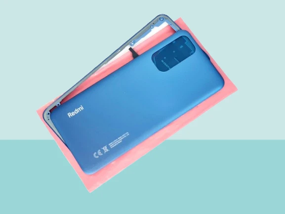 Xiaomi Redmi NOTE 11 Uyumlu FULL KASA Arka Kapak Batarya Kapağı - MAVİ