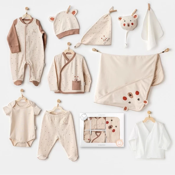 Eterella Adventurous Bear 10'lu Hastane Çıkışı Beige