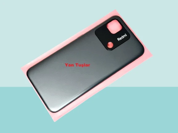 Xiaomi Redmi 10A Uyumlu FULL KASA Arka Kapak Batarya Kapağı - SİYAH
