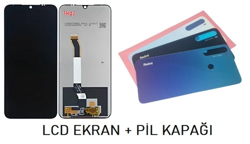 Xiaomi Redmi NOTE 8 LCD Ekran + Arka Kapak BEYAZ