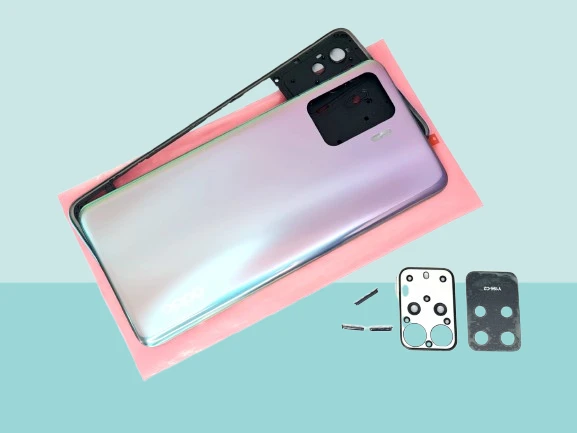 Oppo Reno 5 Lite Uyumlu FULL KASA Arka Kapak Batarya Kapağı - MAVİ