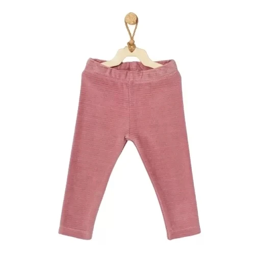 Eterella Street Style Kadife Bebek Pantolon Dark Pink
