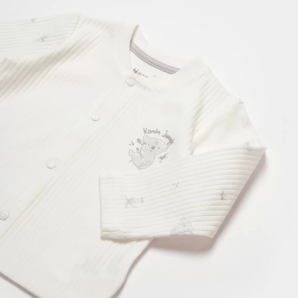Eterelle Koala Jungle Bebek Pijama Takımı  Gri - 3