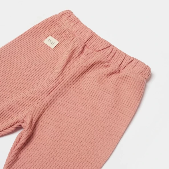 Eterelle Waffle Smile Patikli Pantolon  Redbrown - 3