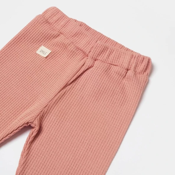 Eterelle Waffle Smile Bebek Pantolon  Redbrown - 3