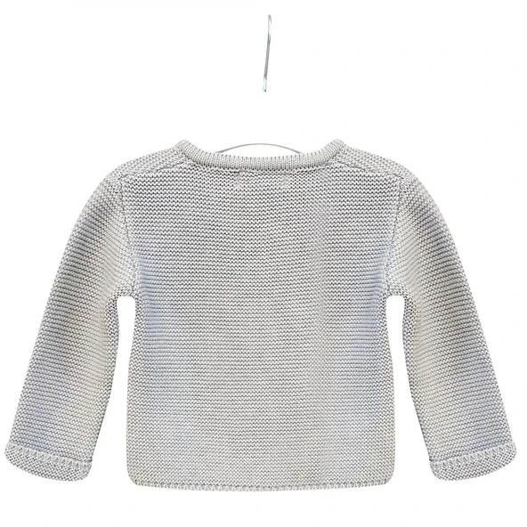 Eterelle Basic Bebe Ceket Grey Melange - 2