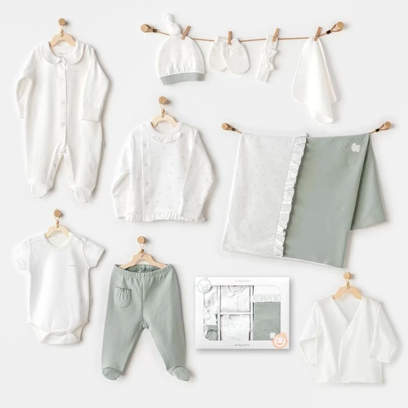 Eterelle Cute Bear Friends 10'lu Hastane Çıkışı Green ürün görseli