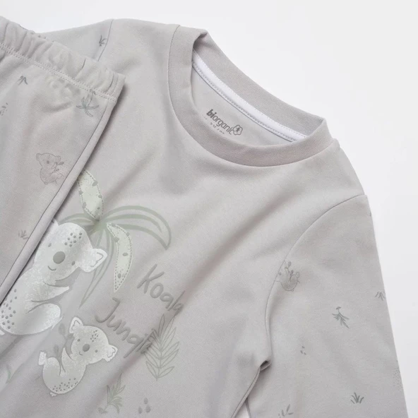 Eterelle Koala Jumper Pijama Takım  Gri - 5