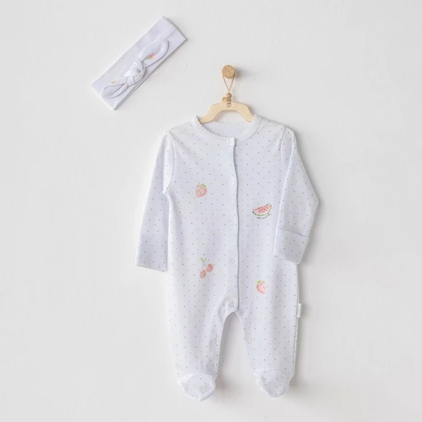Eterella Watermelon & Strawberry Bebe Tulum Takım White