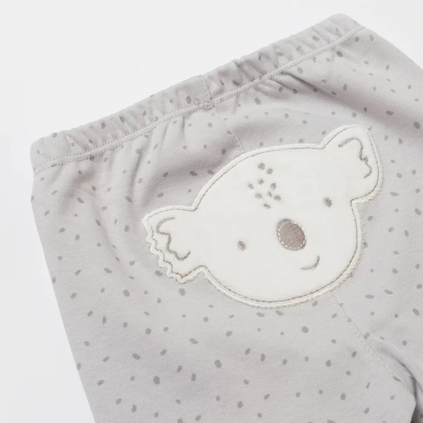 Eterelle Koala Jungle Patikli Pantolon  Gri - 3