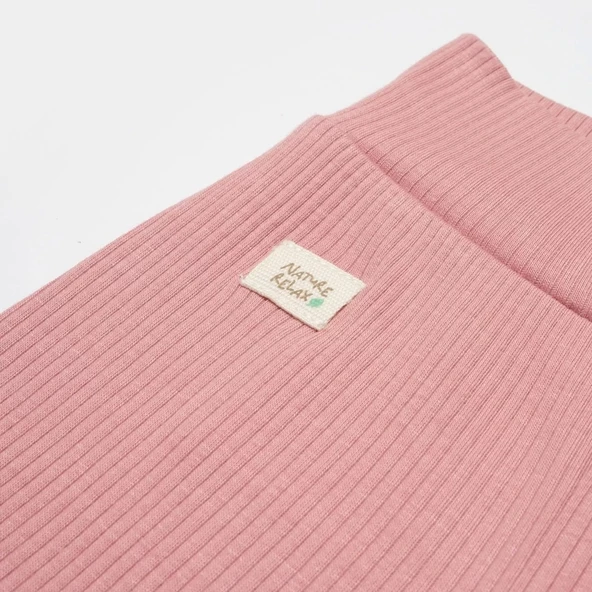 Eterelle Modal Nature Relax Patikli Pantolon  Coral - 4