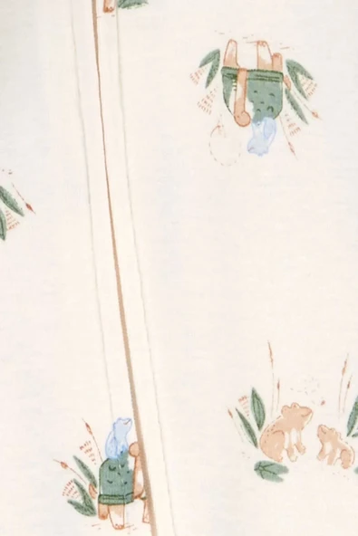 Eterelle Erkek Bebek Tulum Body Pantolon Set 3'lü Paket Renkli - Resim 3