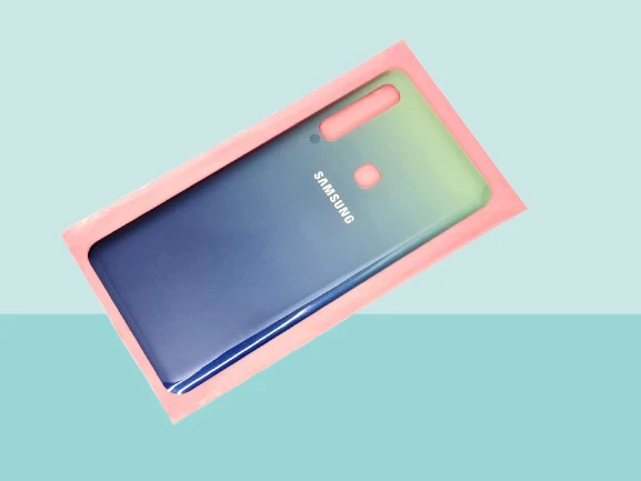 Samsung Galaxy A9 A920 2018 Uyumlu Arka Kapak Batarya Kapağı -  MAVİ ürün görseli 1