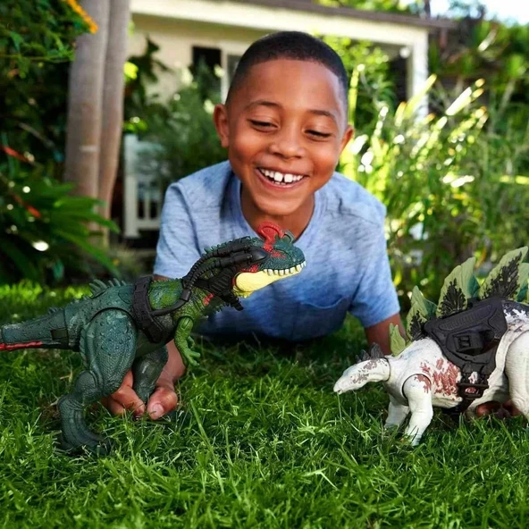 Hlp23 Jurassic World İz Sürücü Dinozor Figürleri - 6