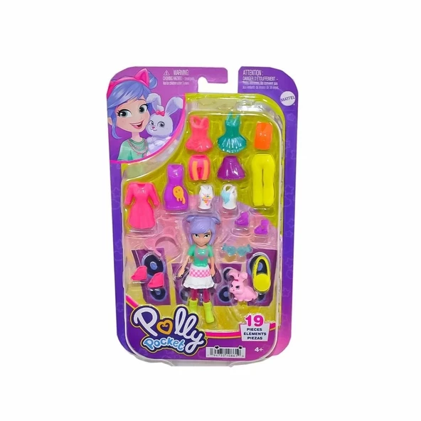 Hkv88 Polly Pocket Farklı Kombin Eğlencesi Oyun Setleri