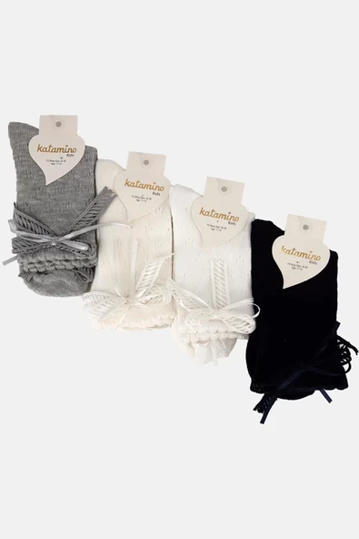 Eterelle Canel Aks. File Soket Çorap  Asorti - Resim 2