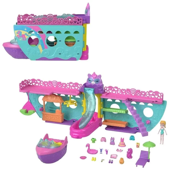 Hwp26 Polly Pocket Unicorn Bot Oyun Seti - 2