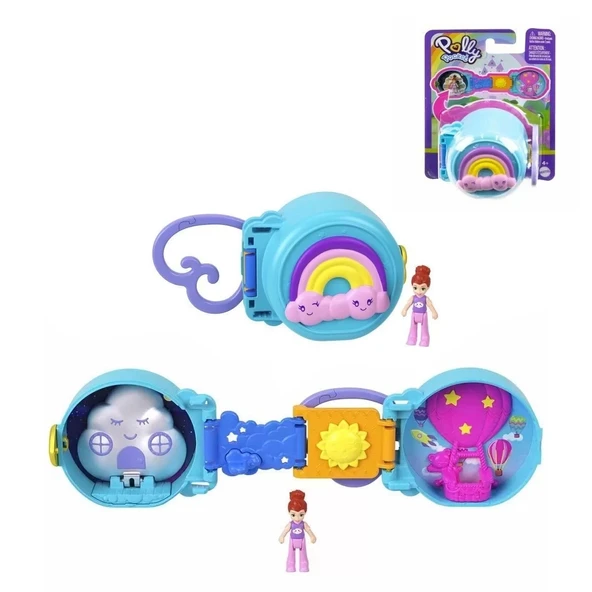 Hrd73 Polly Pocket Sevimli Hayvancık Temalı Mini Oyun Setleri