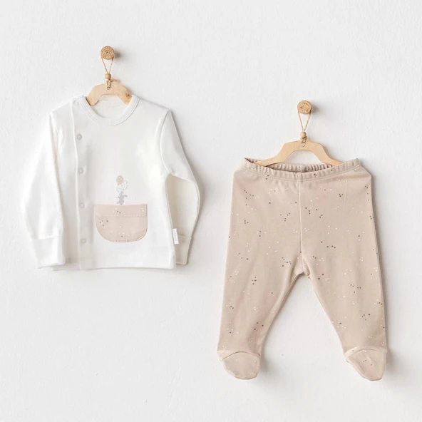 Eterelle Happy Everyday 2'li Zıbın Takım Beige ürün görseli