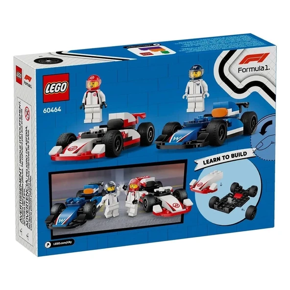 60464 Lego City F1 Williams Racing Ve Haas F1 Yarış Arabaları 92 Parça +4 Yaş - 5